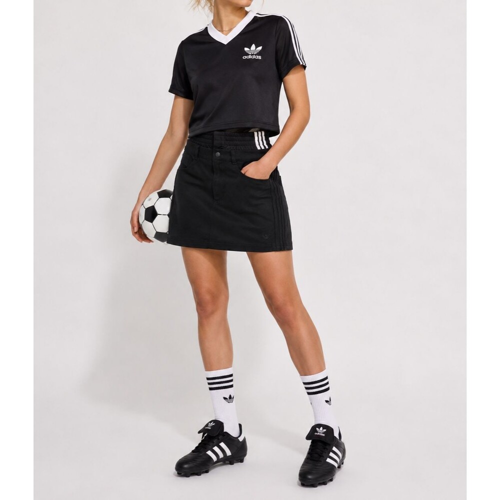 Adidas Originals Firebird Utility Mini Skirt Black Size 12 Blokecore Y2K NWT